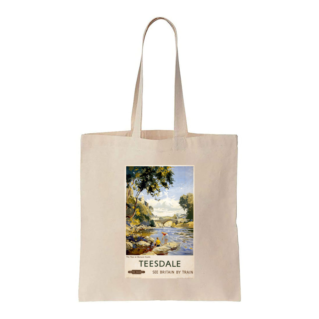 Tees at Barnard Castle - Teesdale - Canvas Tote Bag