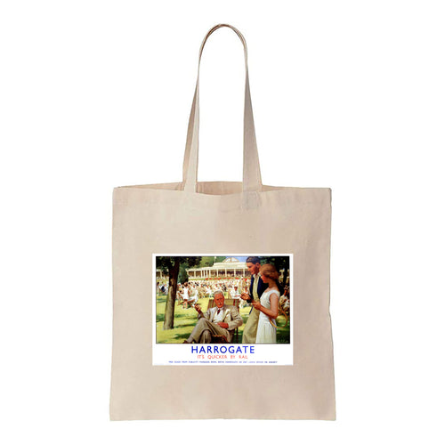 Harrogate - Quicker By Rail - Canvas Tote Bag