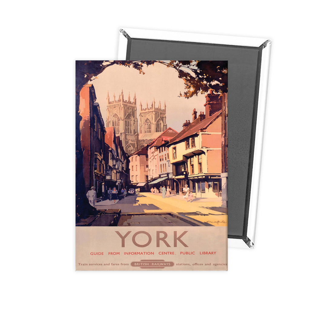 York Street - Guide from information center Fridge Magnet