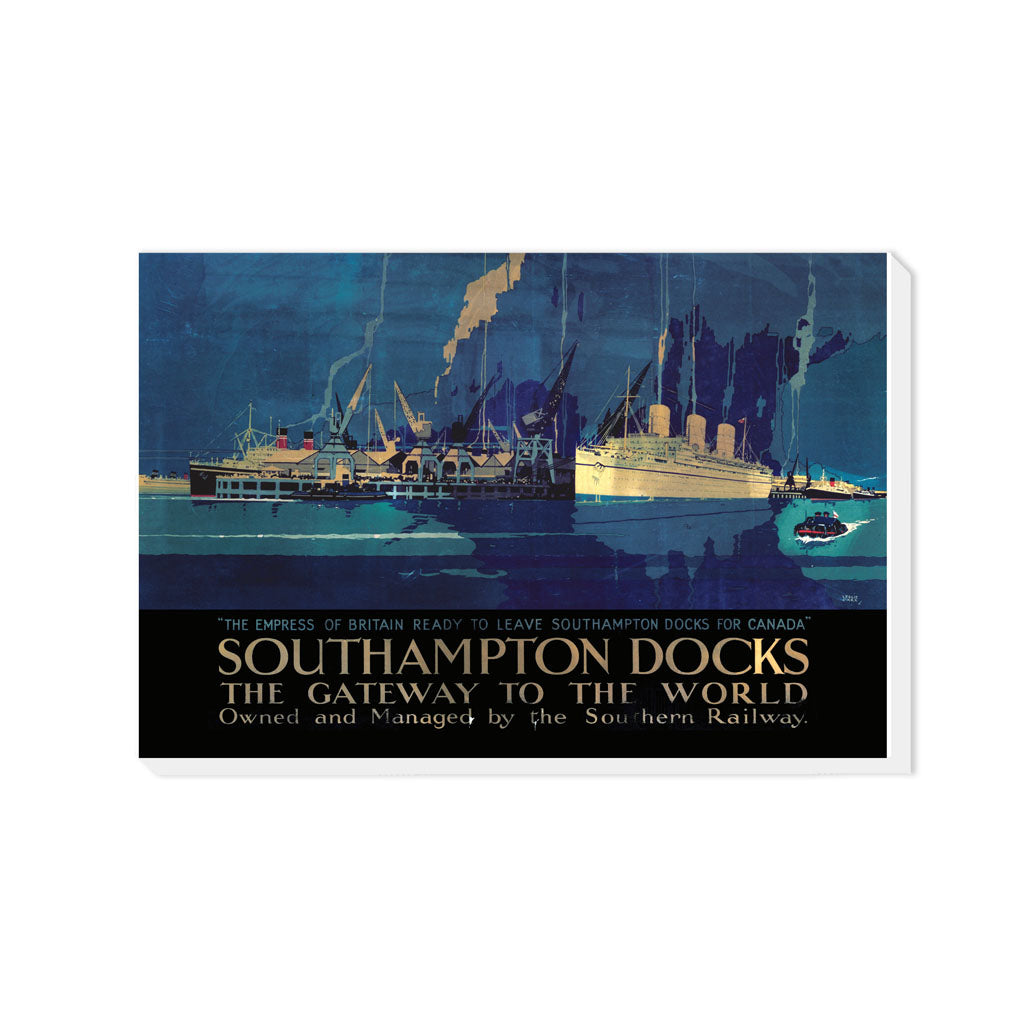 Southampton docks - Gateway to the world - Canvas