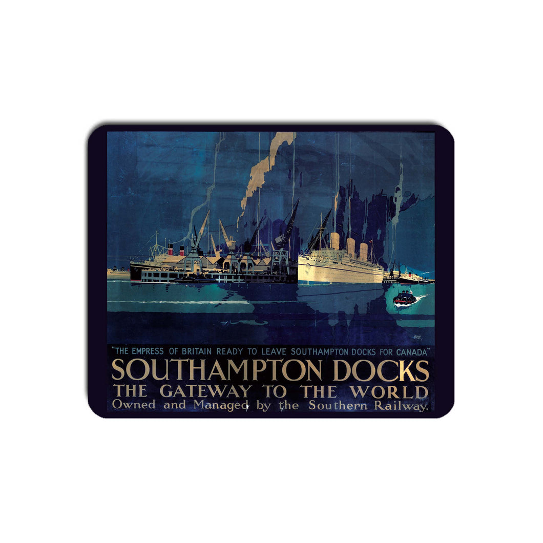 Southampton docks - Gateway to the world - Mouse Mat