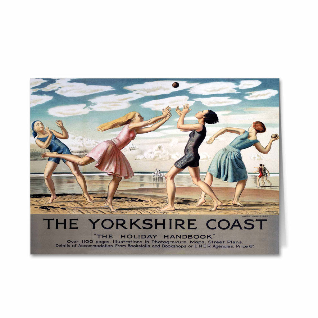 The Yorkshire Coast - Holiday Handbook Greeting Card