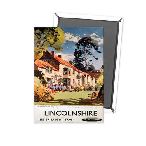 Lincolnshire somersby Rectory Fridge Magnet