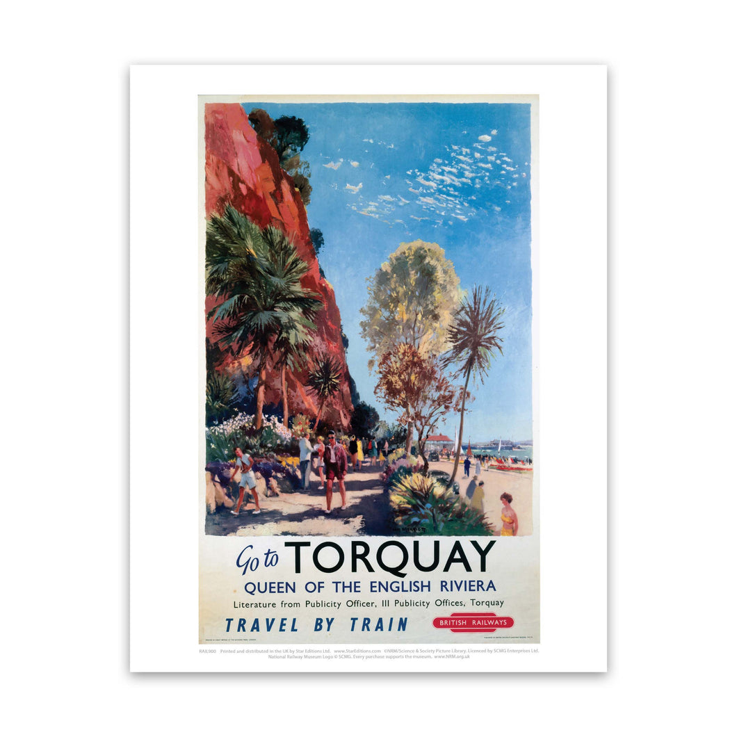 Go to Torquay - Queen of the English Riviera Art Print