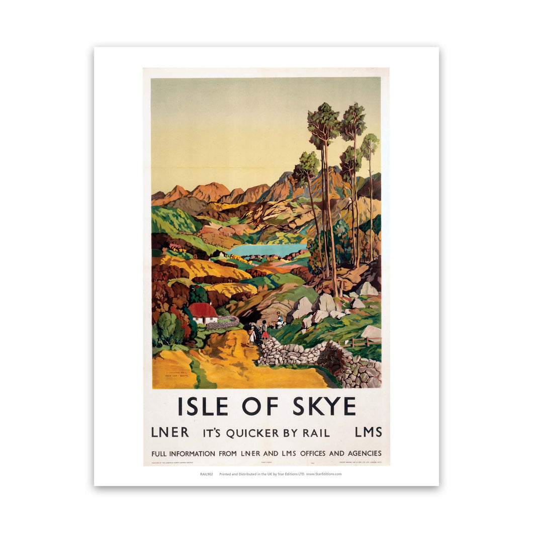 Isle Of Skye - Rolling hillside Art Print