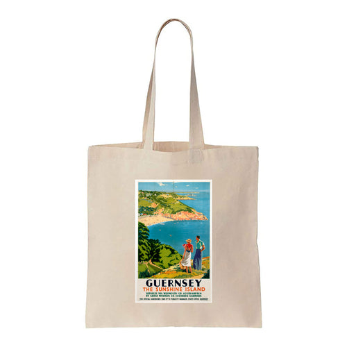 Guernsey Sunshine Island - Via Weymouth or Southampton - Canvas Tote Bag