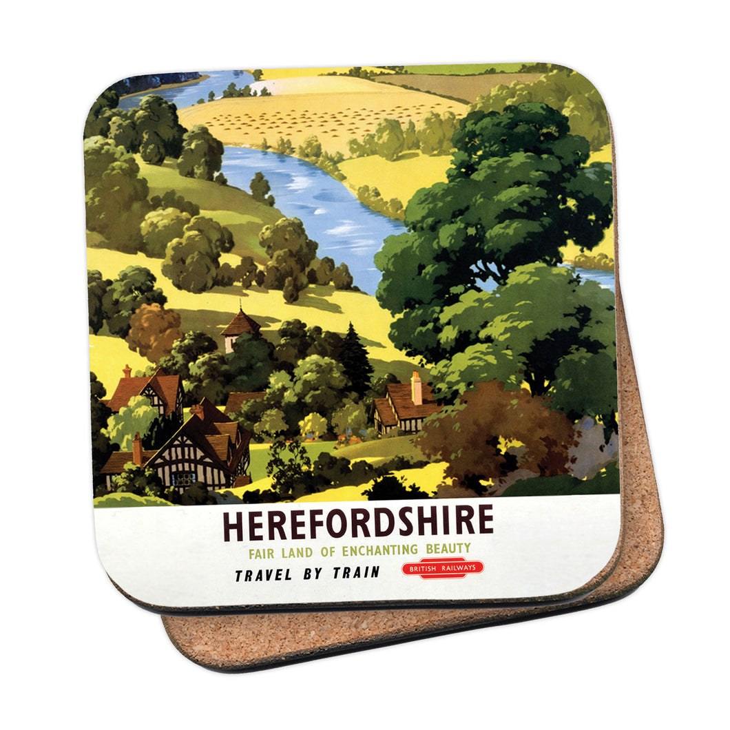 Herefordshire - Land of Enchanting Beauty Coaster