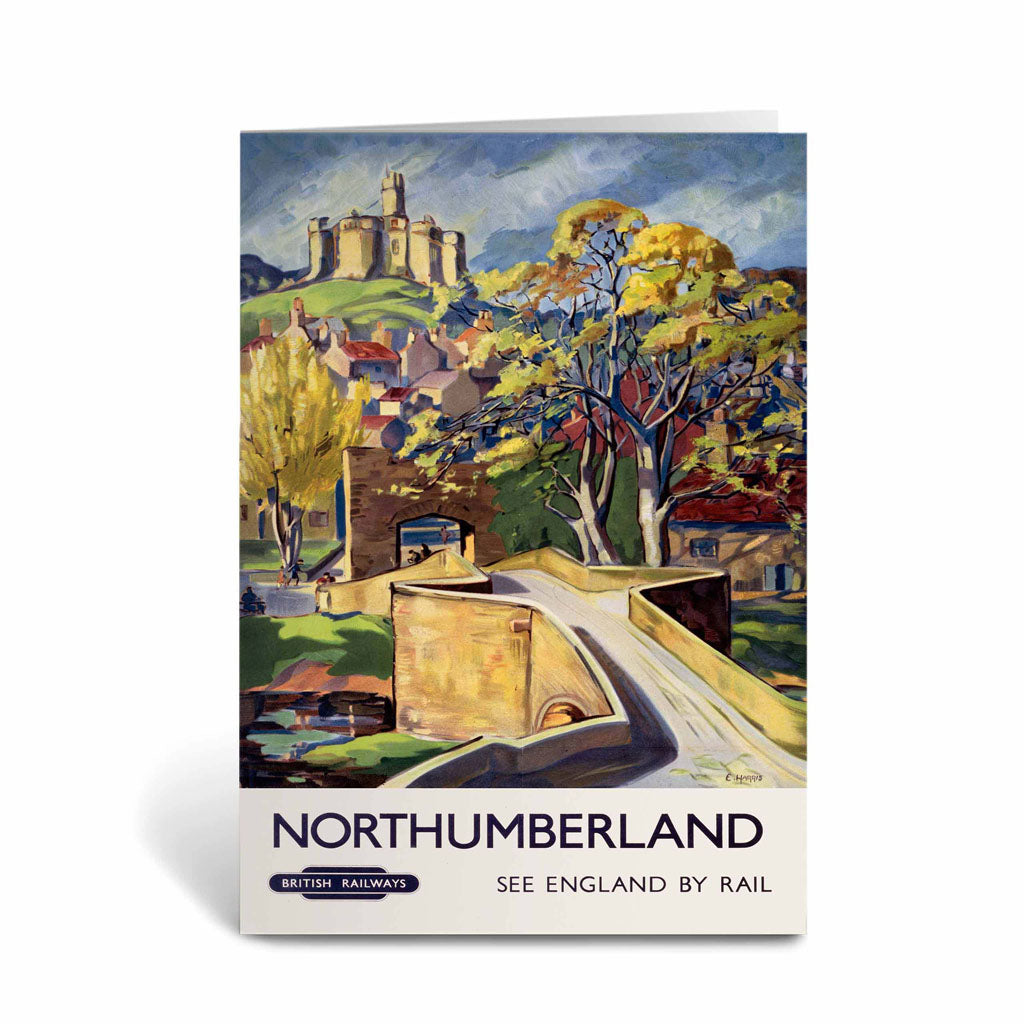 Northumberland - British railways Greeting Card