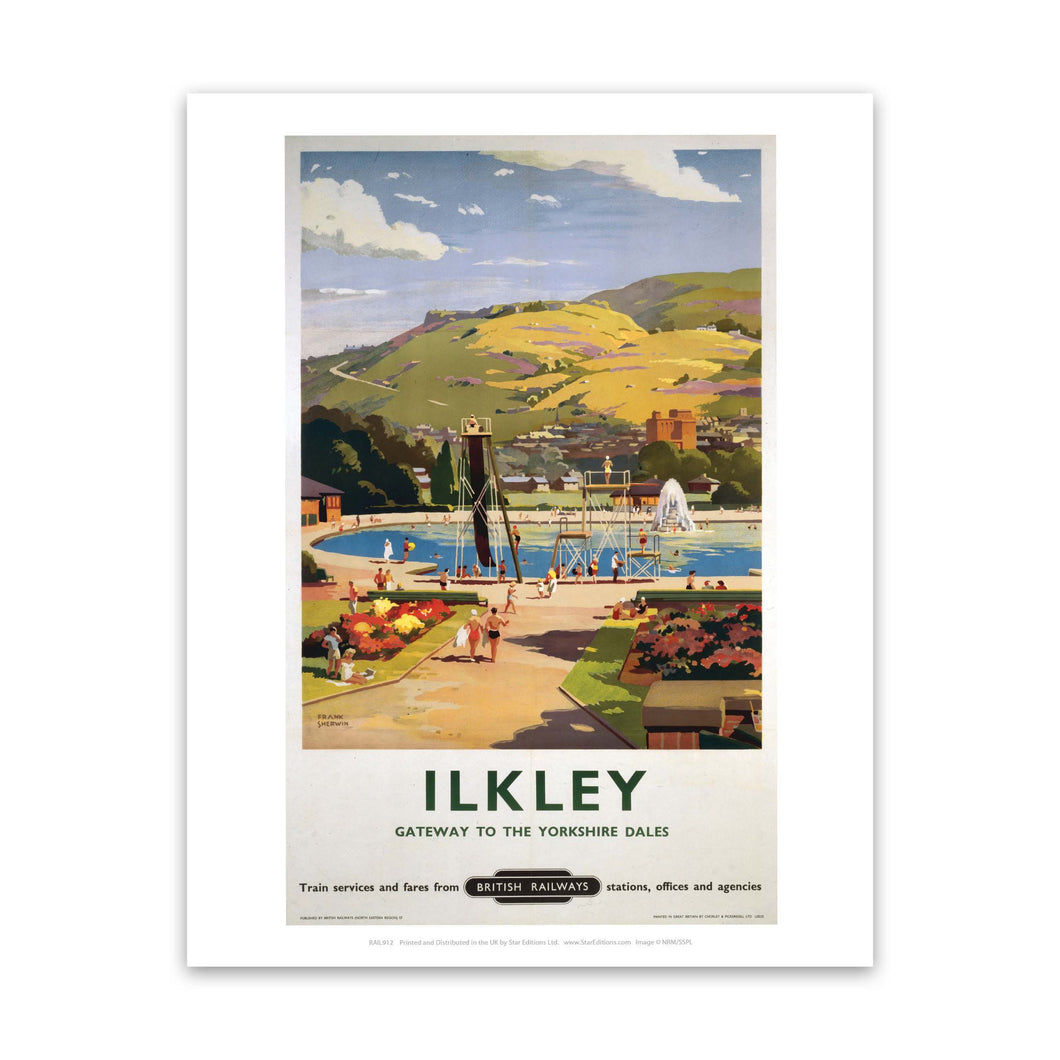 Ilkley - gateway to the Yorkshire Dales Art Print