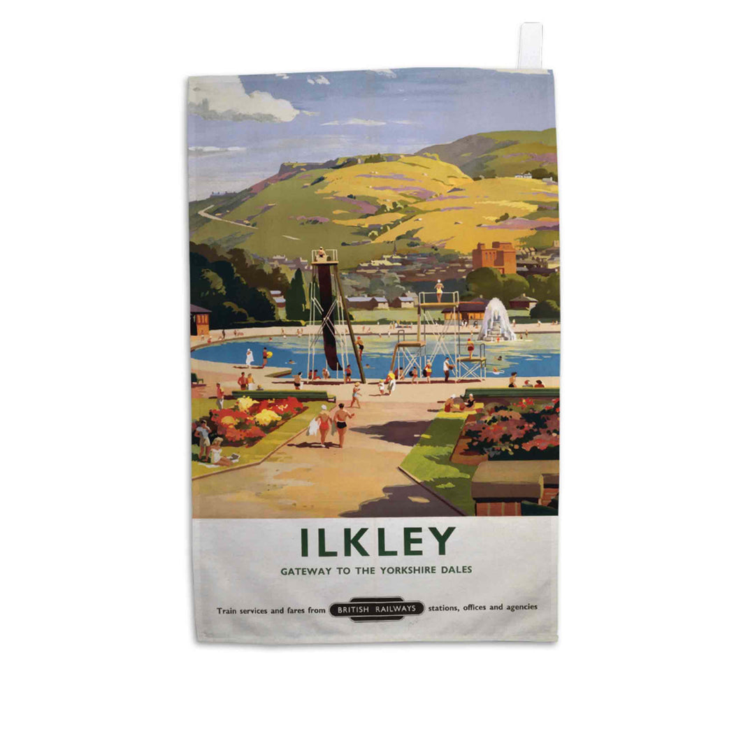 Ilkley - gateway to the Yorkshire Dales - Tea Towel