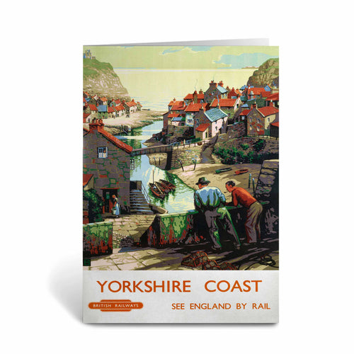 Yorkshire Coast - See England by Rail Greeting Card