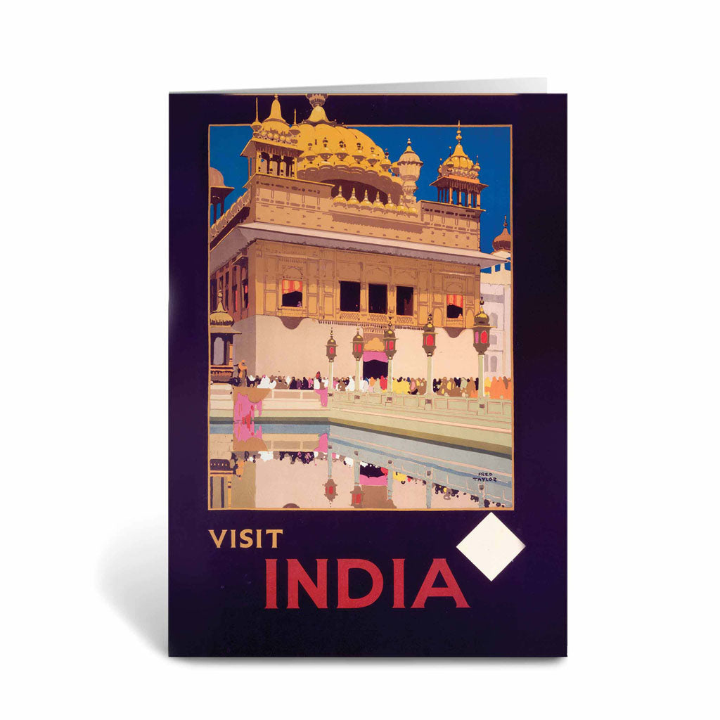 Visit India Greeting Card