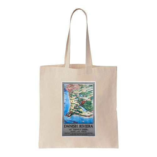 Danish Riviera Via Harwich - Canvas Tote Bag