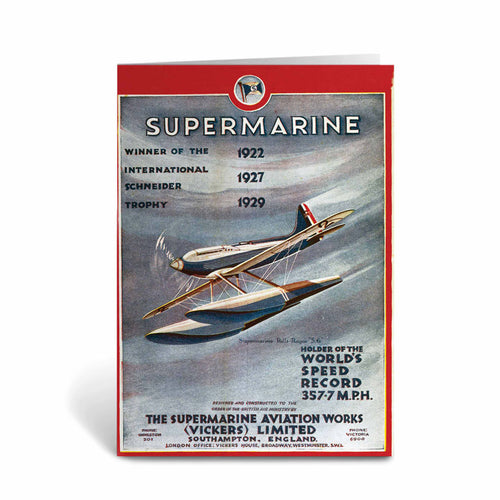Supermarine - Winner of the International Schneider Trophy Greeting Card