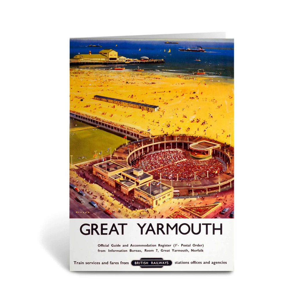 Great Yarmouth - British Railways Greeting Card