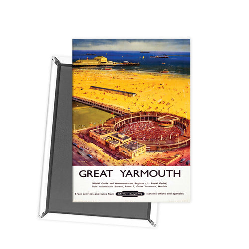 Great Yarmouth - British Railways Fridge Magnet