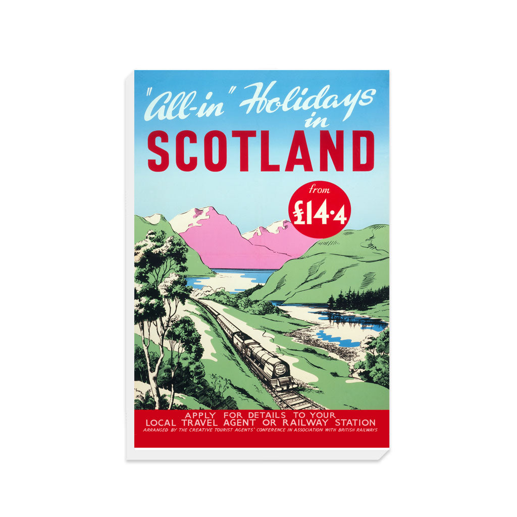 All-in holidays In Scotland - Canvas
