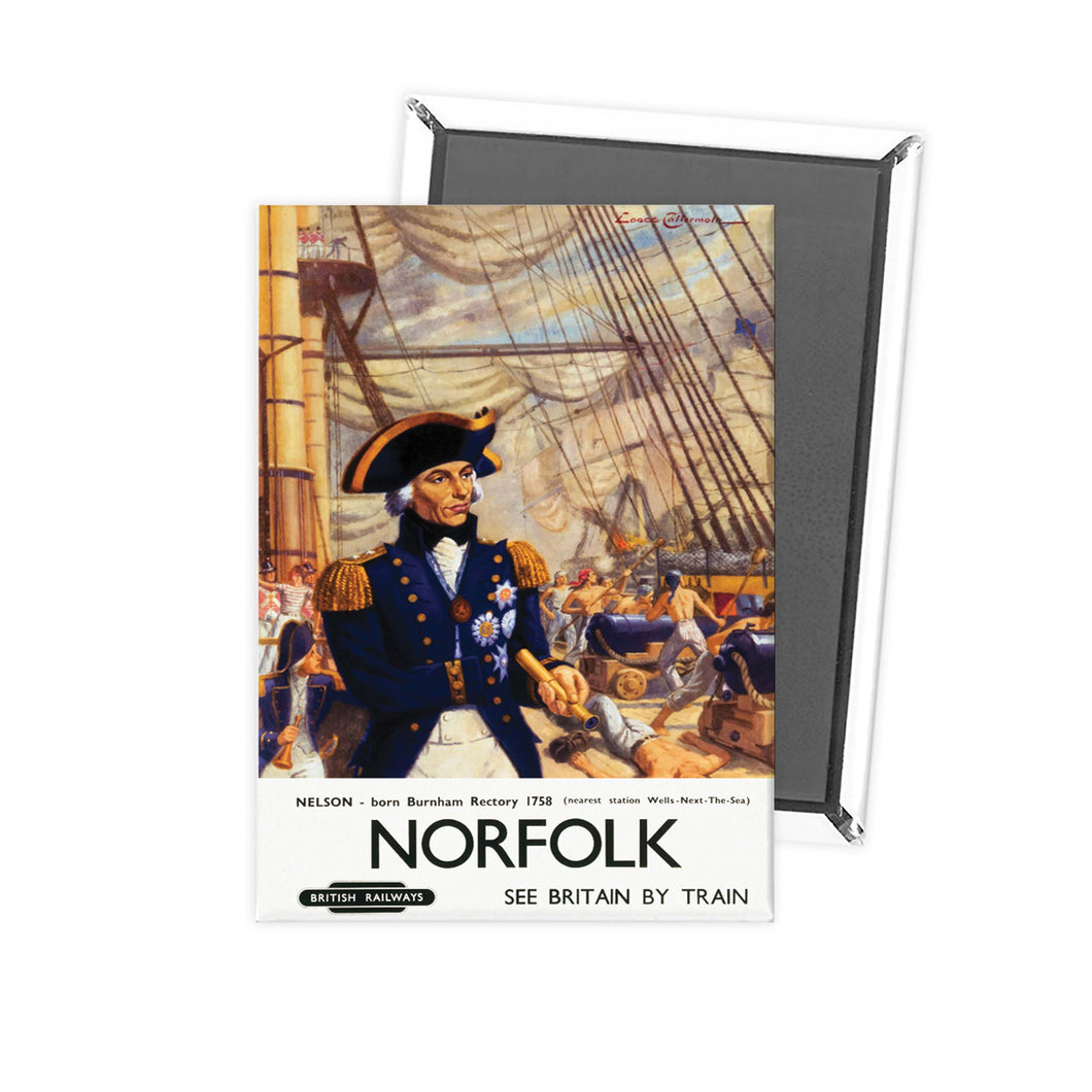 Norfolk - Nelson born burham rectory 1758 Fridge Magnet