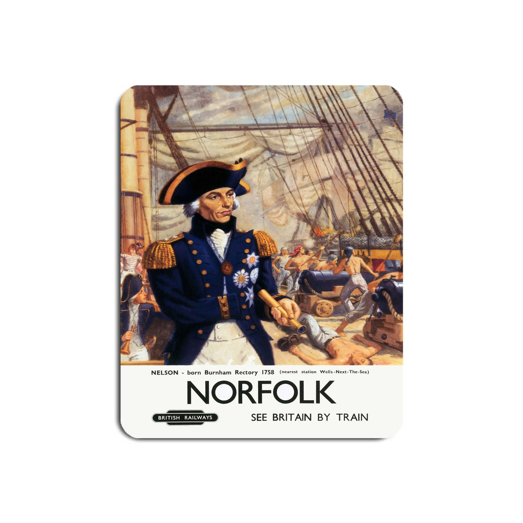 Norfolk - Nelson born Burham Rectory 1758 - Mouse Mat