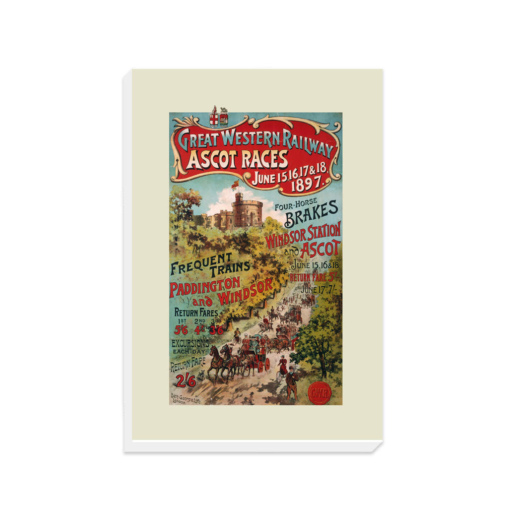 Ascot Races - 15, 16, 17 and 18 June 1897 - Canvas