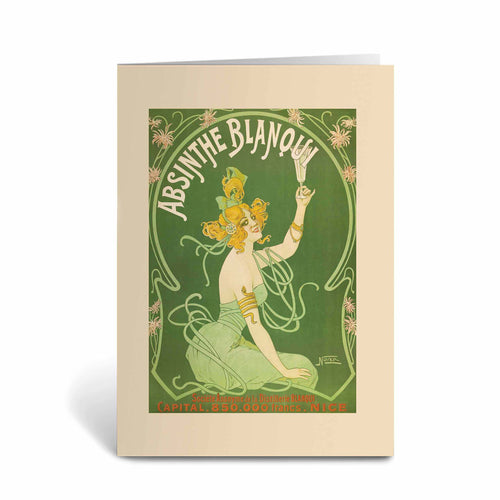 Absinthe Blanoui Greeting Card