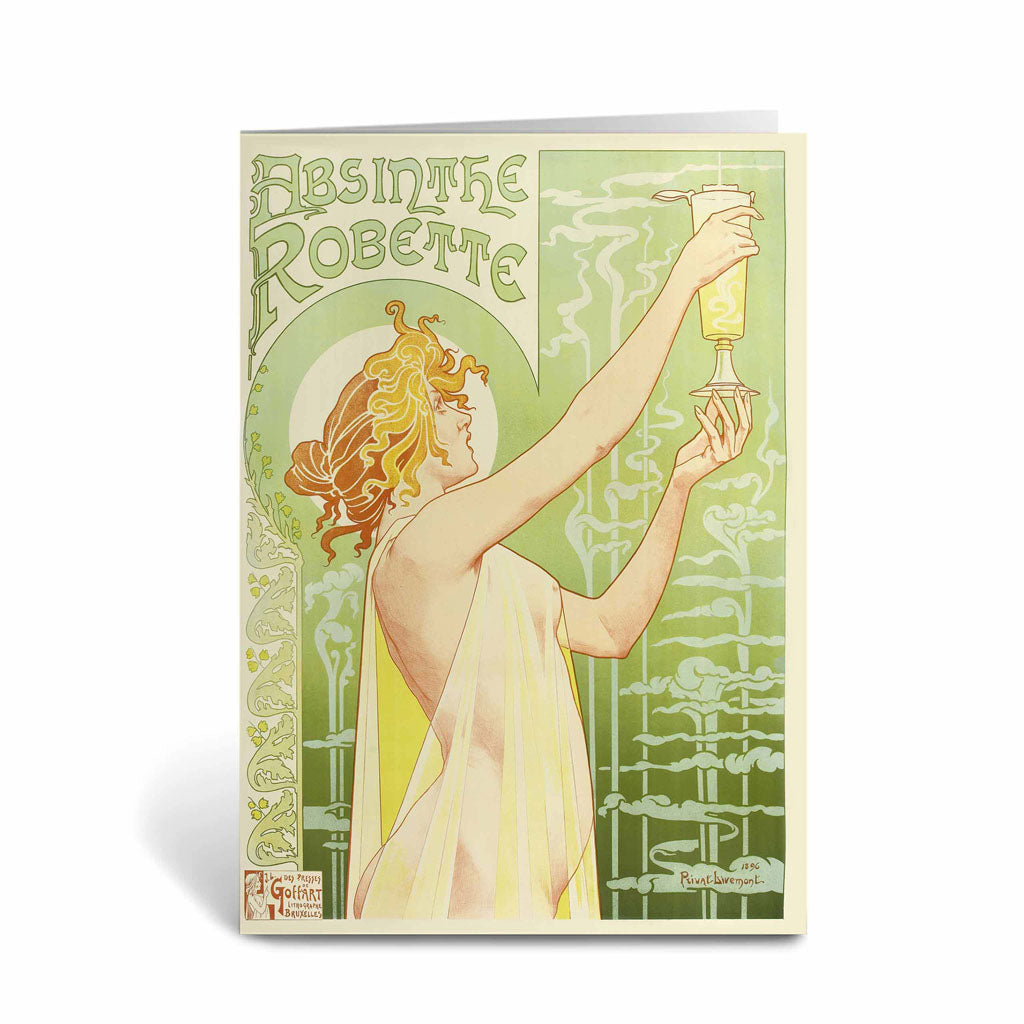 Absinthe Robette Greeting Card