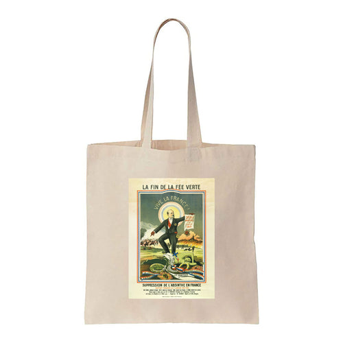 La Fin De La Fee Verte - Suppression De L'Absinthe En France - Canvas Tote Bag