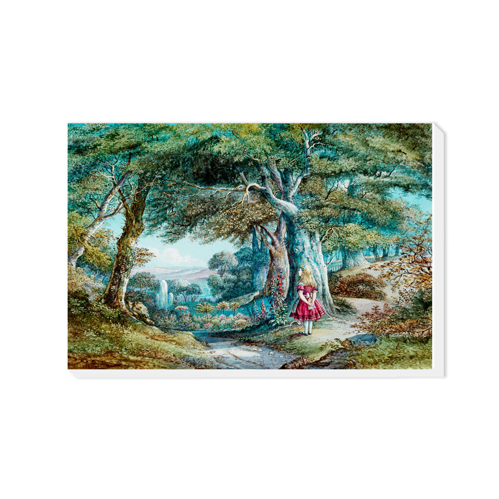 Alice in Wonderland - Garden - Canvas