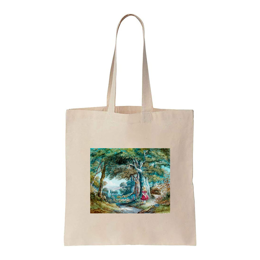 Alice in Wonderland - Garden - Canvas Tote Bag