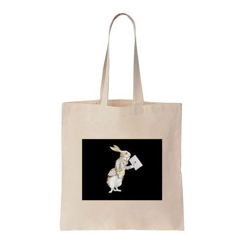 Alice in Wonderland - White Rabbit - Canvas Tote Bag