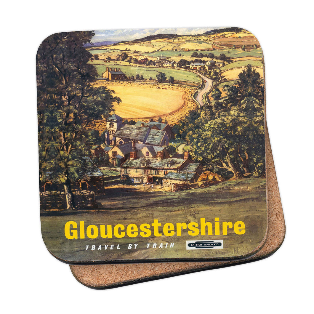 Gloucestershire, Hillside View Coaster