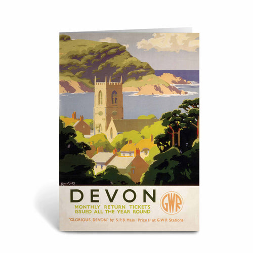 Devon - Glorious Devon GWR Greeting Card