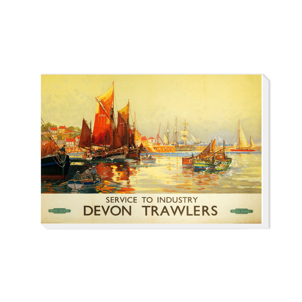 Devon Trawlers - Service to Industry - Canvas