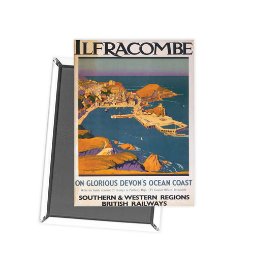 Ilfracombe - Glorious Devon ocean coast Fridge Magnet