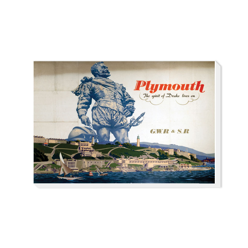 Plymouth Spirit of Drake Lives on - GWR and Southern Rail - Canvas