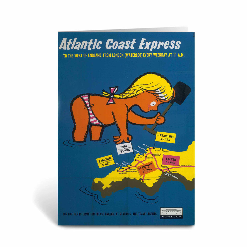 Atlantic Coast Express - To the West of England Greeting Card