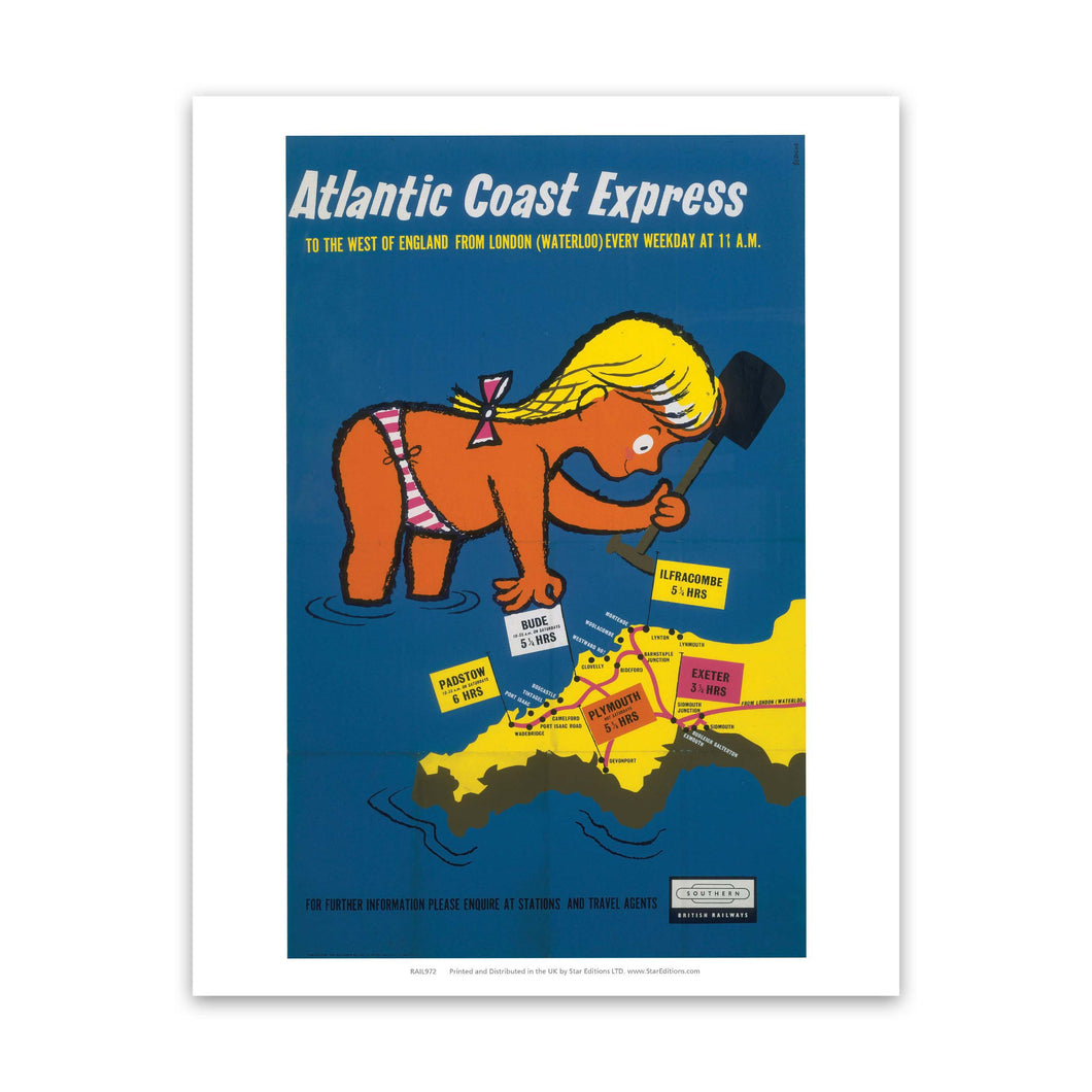 Atlantic Coast Express - To the West of England Art Print