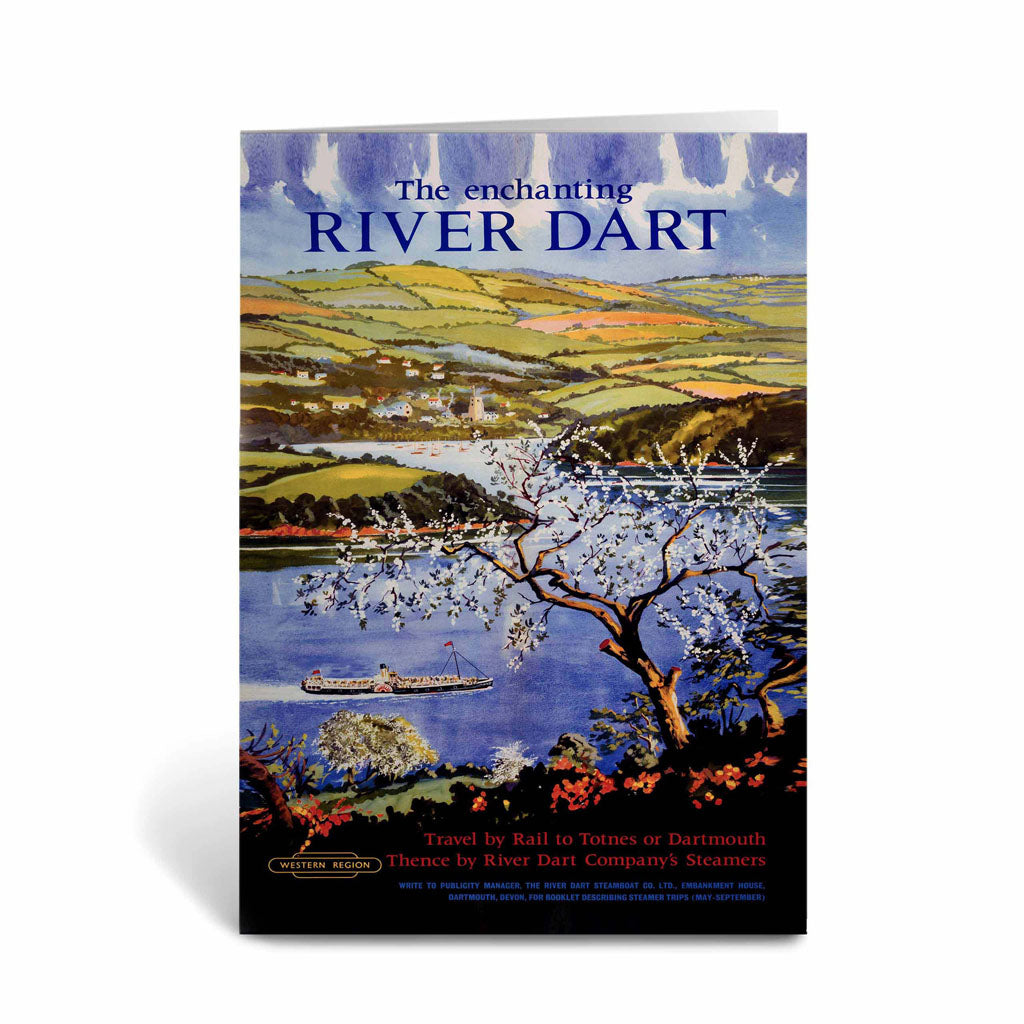 Enchanting River Dart Greeting Card