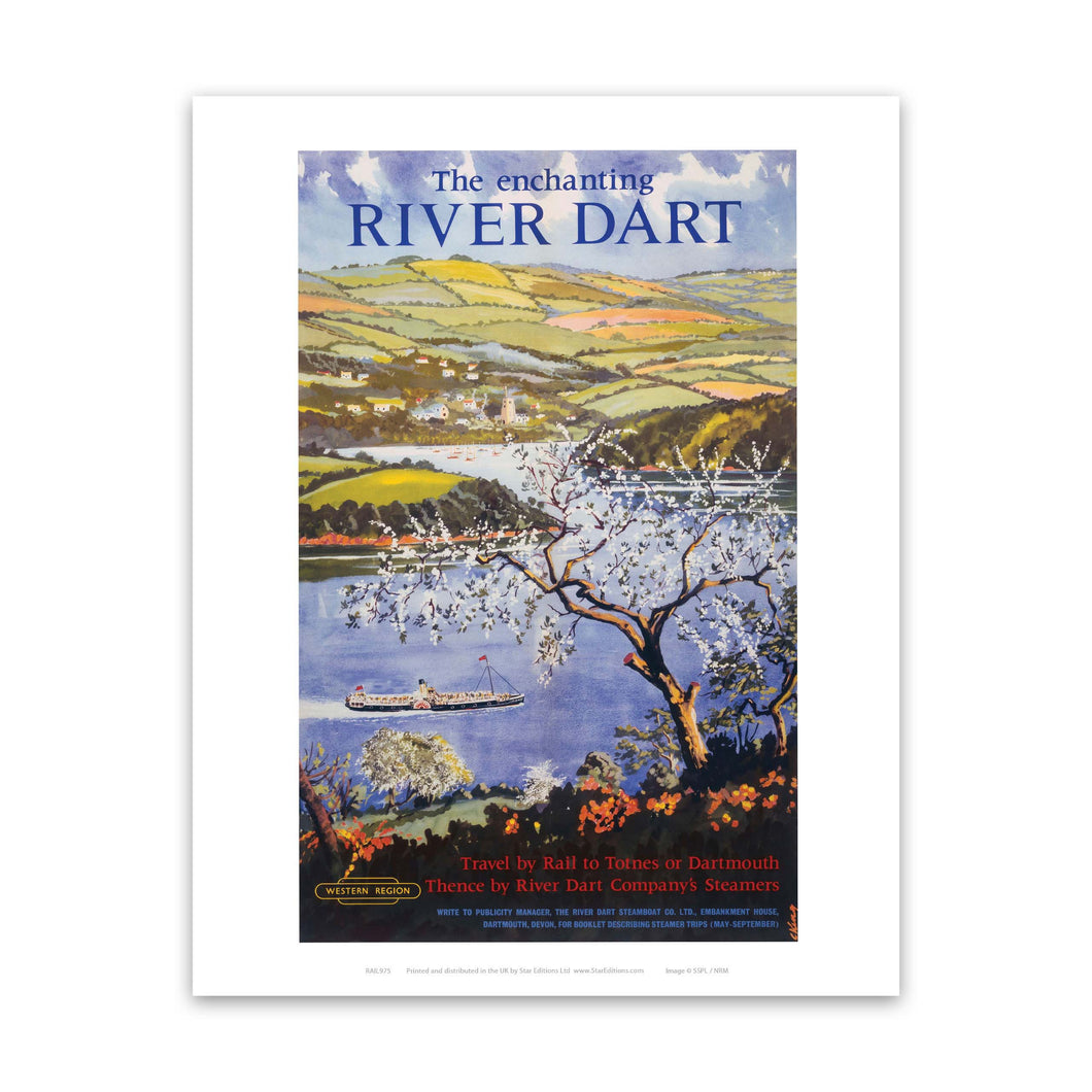 Enchanting River Dart Art Print