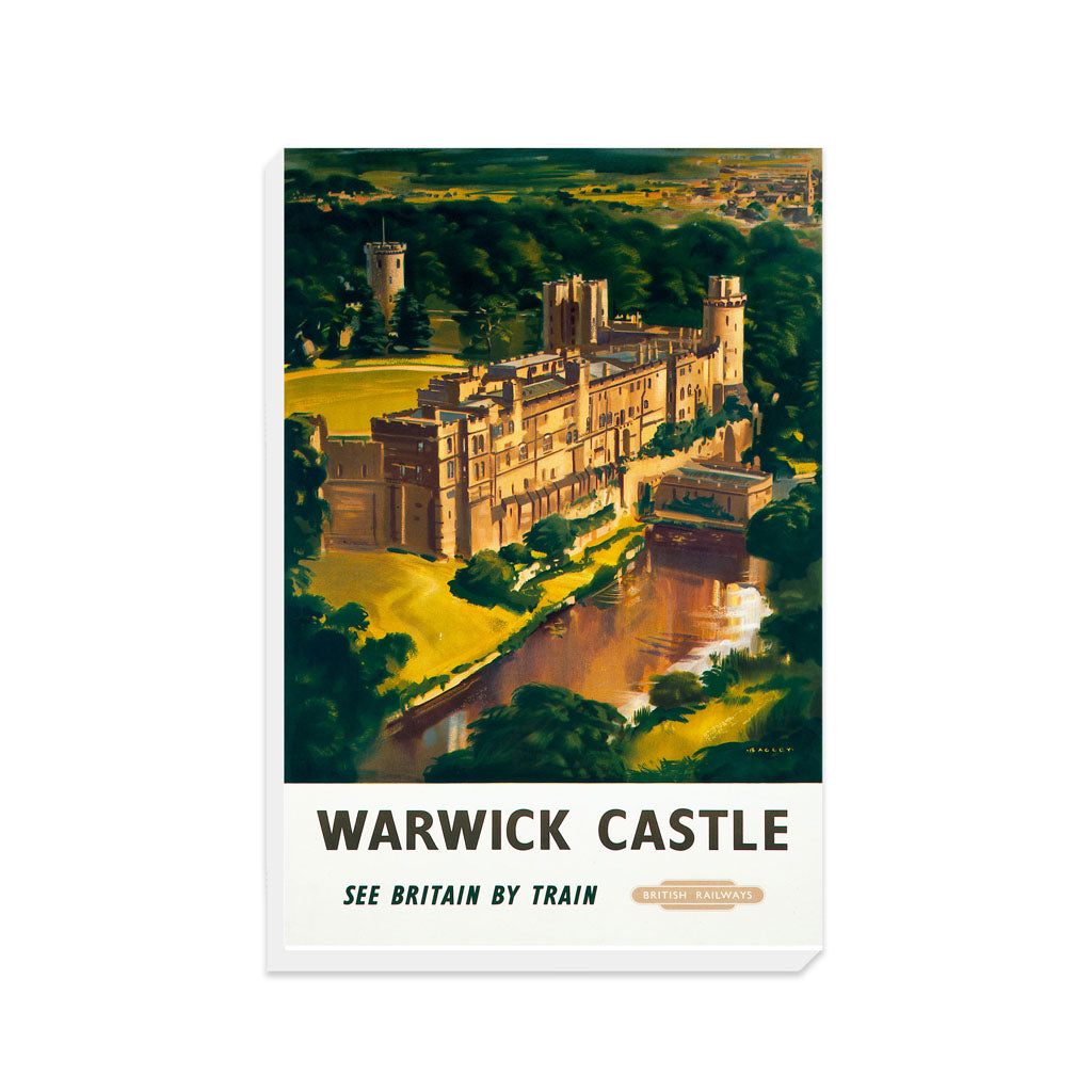 Warwick Castle, See Britain By Train - Canvas