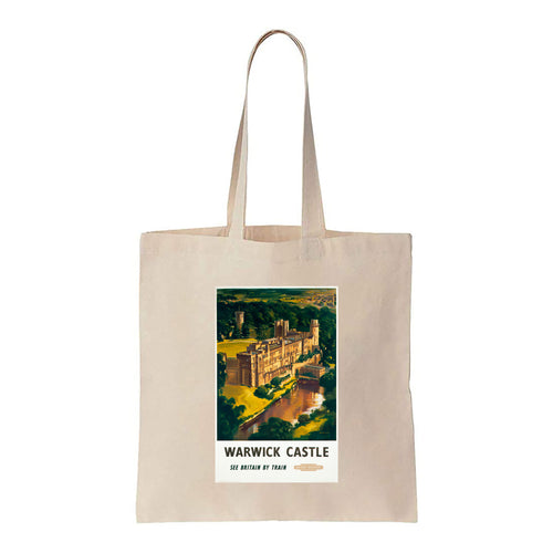 Warwick Castle, See Britain By Train - Canvas Tote Bag