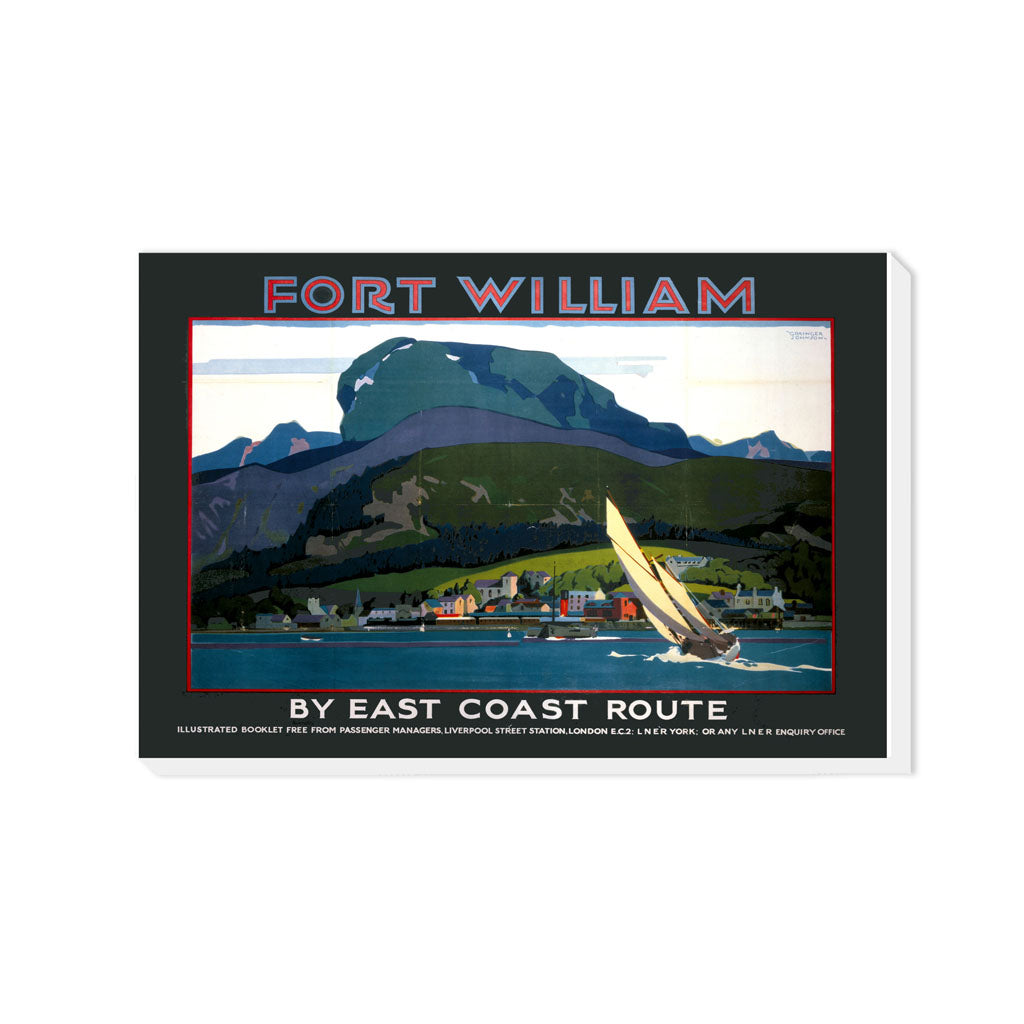 Fort William, by East Coast Route - Canvas