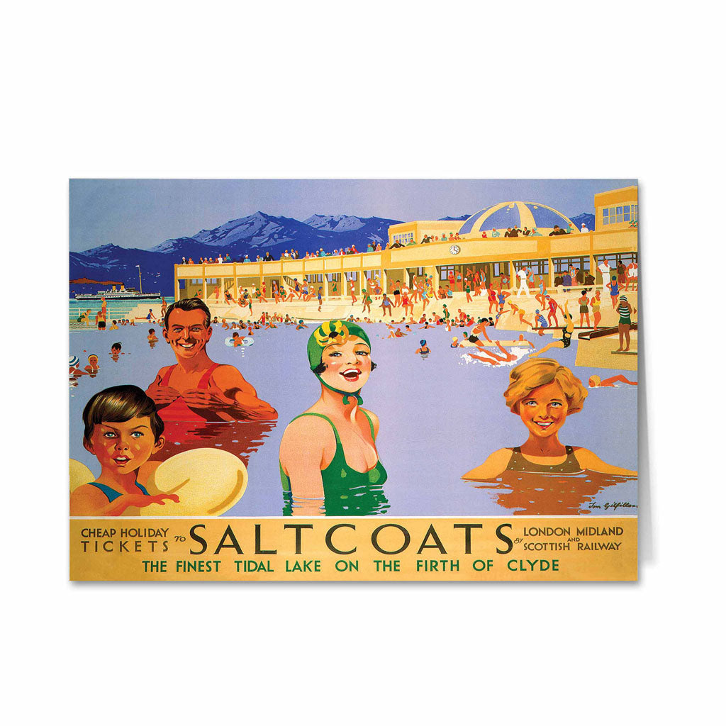 Saltcoats, Firth Of Clyde, Scotland Greeting Card