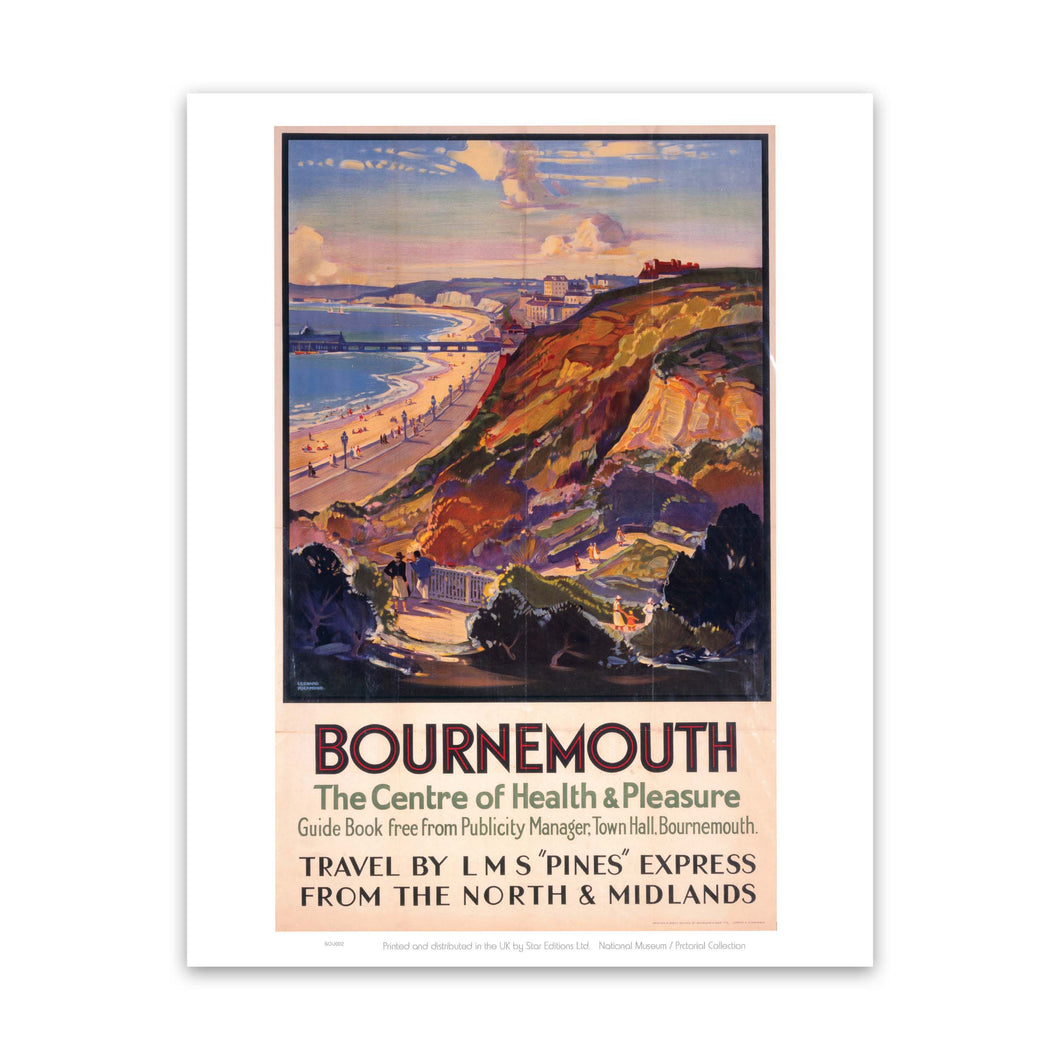 Bournemouth, Centre of Health and Pleasure Art Print