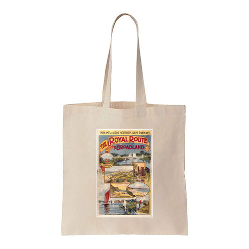 The Royal Route via Sandringham to Broadland - Canvas Tote Bag