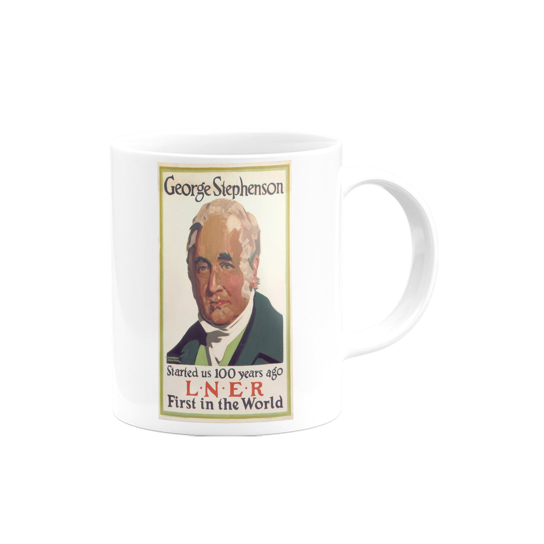 George Stephenson - LNER First in the World Mug