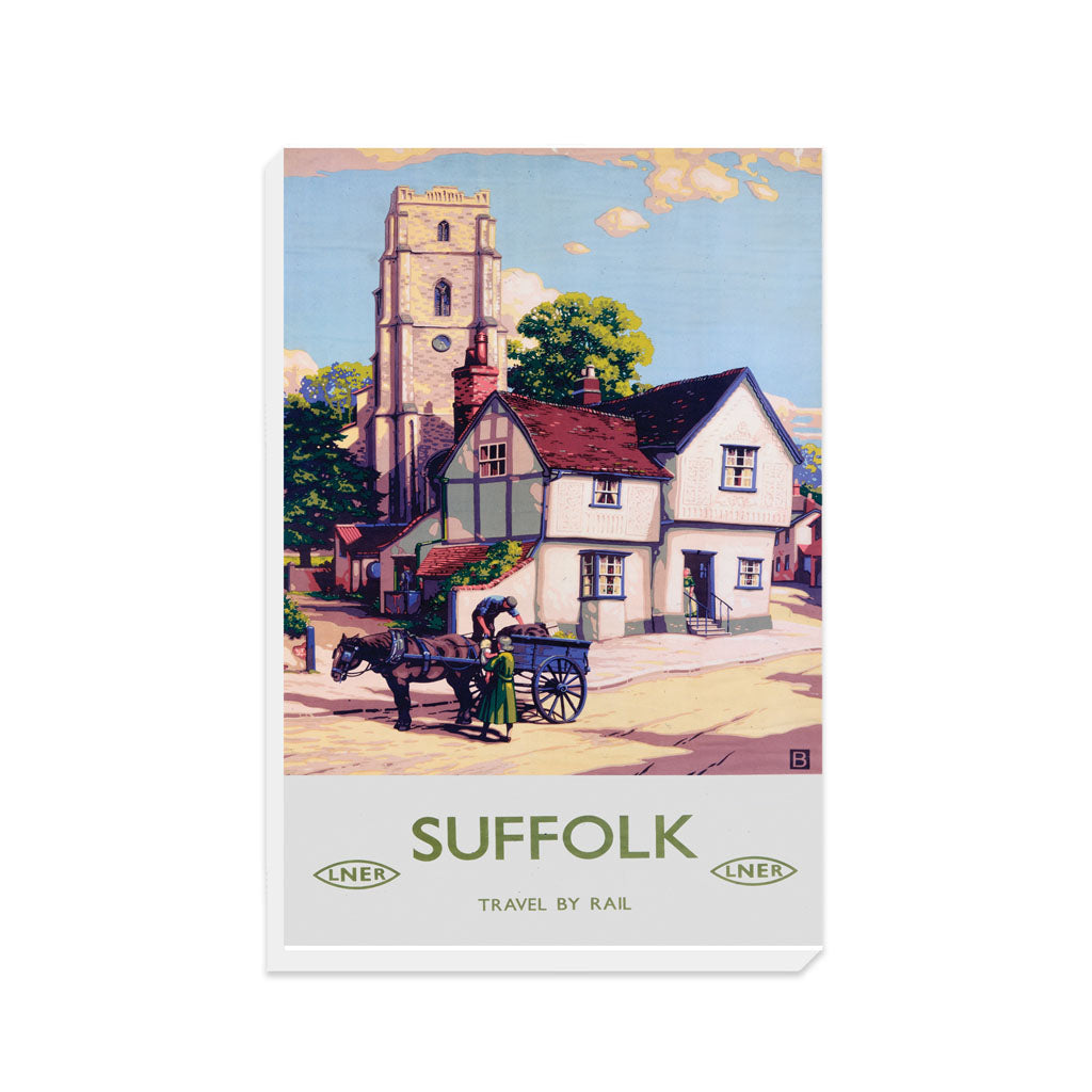 Suffolk Travel By Rail LNER - Canvas