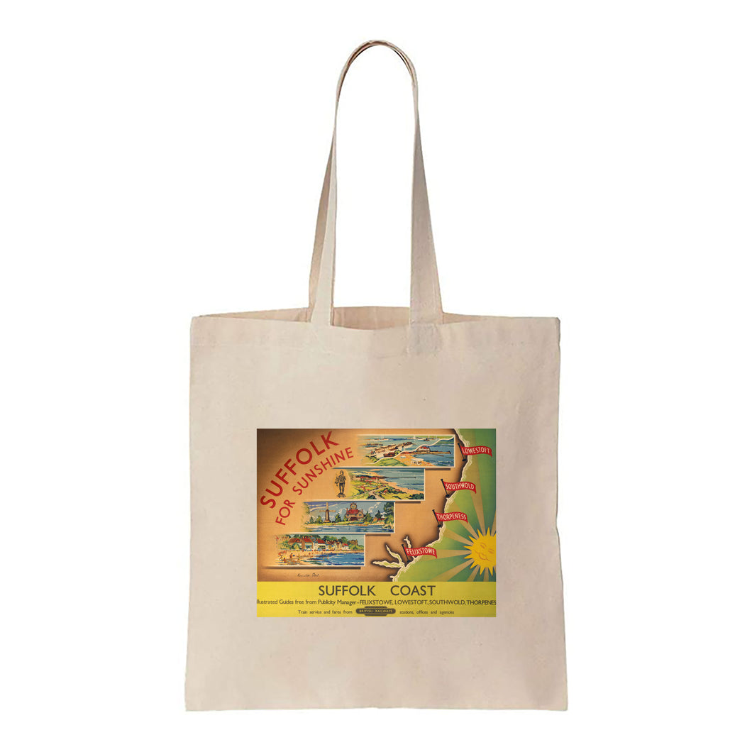 Suffolk for Sunshine - Suffolk Coast - Canvas Tote Bag