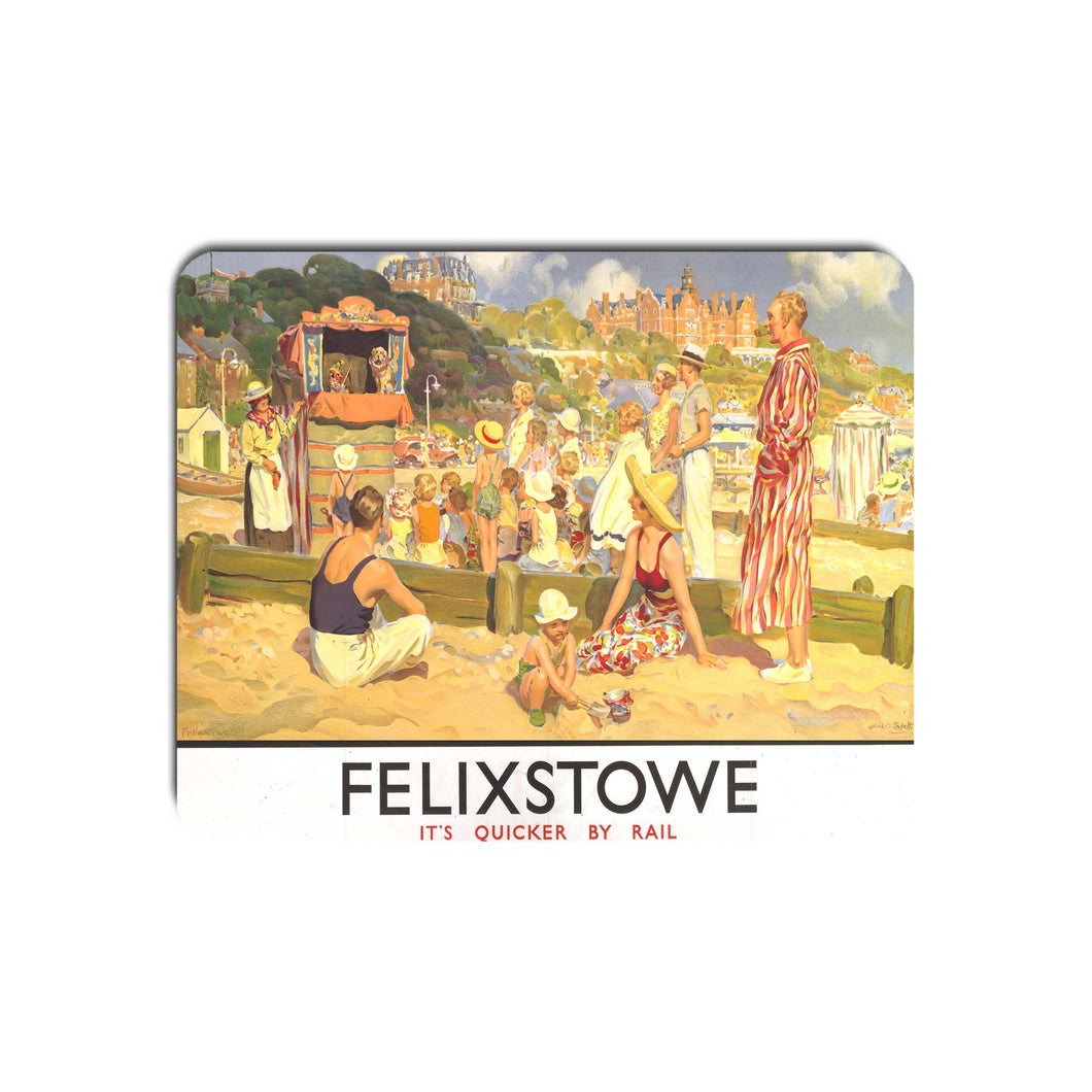 Felixstowe LNER- It's Quicker By Rail - Mouse Mat