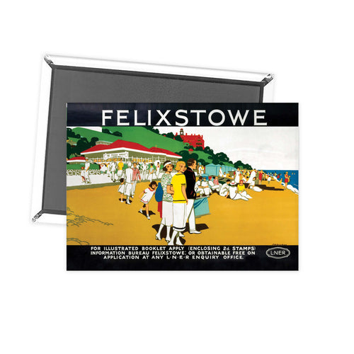 Felixstowe LNER- It's Quicker By Rail Fridge Magnet